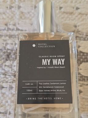 Hotel Collection Black & Silver 'My Way' Classic Room Spray